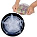 Stretchy silicone lids