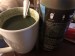 Spirulina powder in protein shake